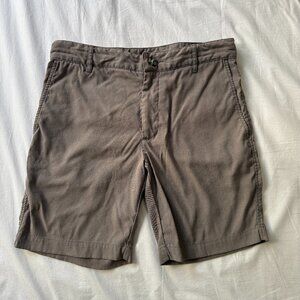 Men’s Outlier New Way Shorts Size 29 Dark Tan Beige, Swedish F Cloth